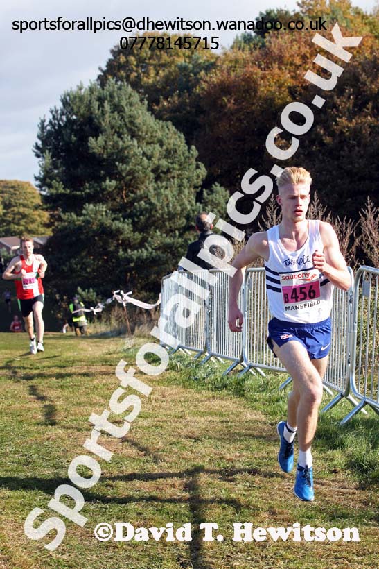 Junior men, 2016 National Cross Country Relays, Berry Hill Park, Mansfield. Photo: David T. Hewitson/Sports for All Pics